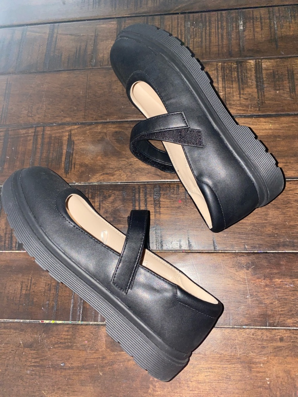 Brand new place Black mary janes size girls 4